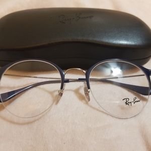 NEW AUTHENTIC RAYBAN RB 3578V 2906 50-22-145 navy